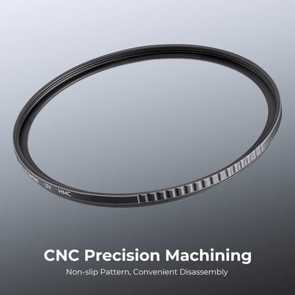 K&F Concept 62mm Polfilter + MCUV Filter Set Ultra Slim CNC rutschfester Rahmen