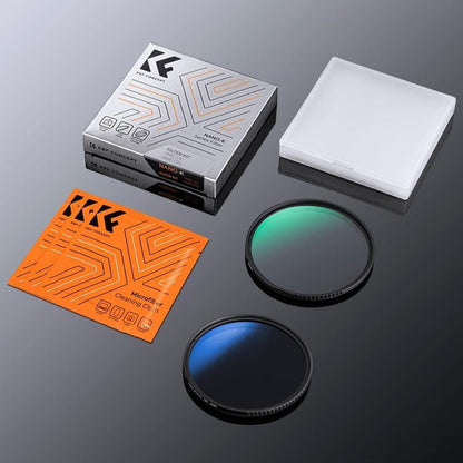 67mm K&F Concept Filterset Polfilter CPL Filter + MCUV, dünn CNC Rahmen, Nano-Beschichtungen, hochwertiges japanisches Glas