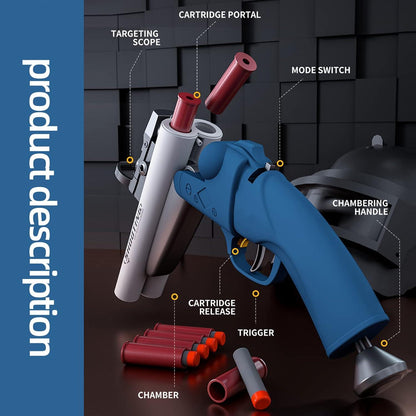 Schaumstoff-Dart Blaster Set mit Zielfernrohr & 30 Darts
