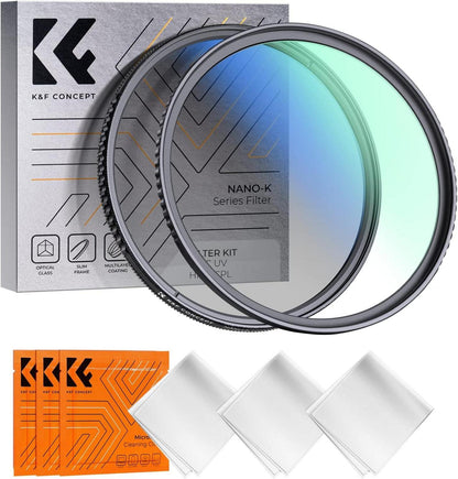 K&F Concept Filterset Polfilter CPL + MCUV 77mm UV+CPL