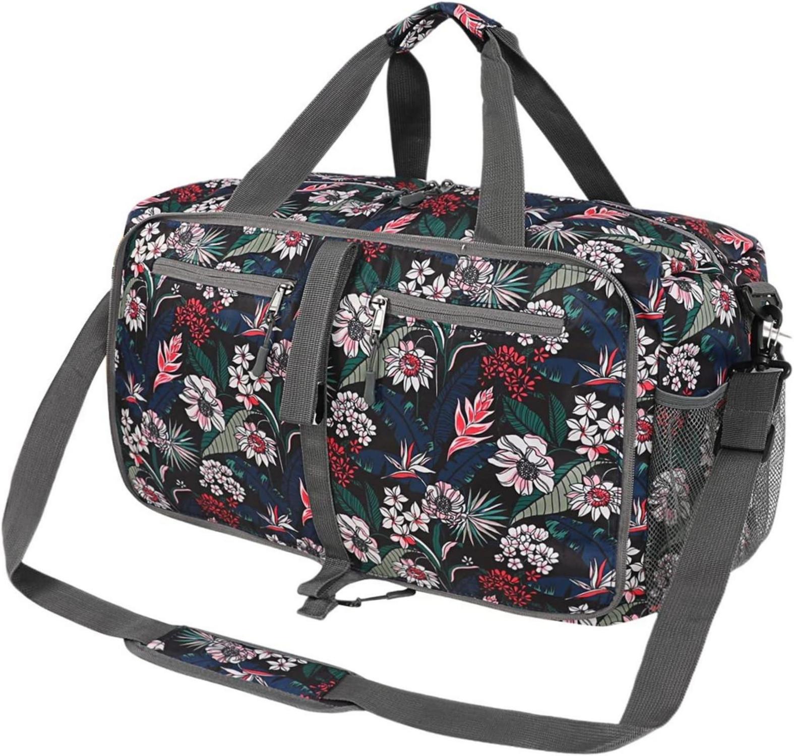Sporttasche Damen Reisetasche mit Schuhfach Nassfach 40L