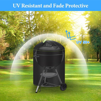 Kugelgrill Abdeckung 420D Oxford Ø77x90cm wasserdicht reißfest UV Schutz