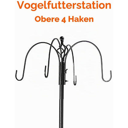 Robuste Vogelfutterstation mit Ständer & Zubehör für Wildvögel