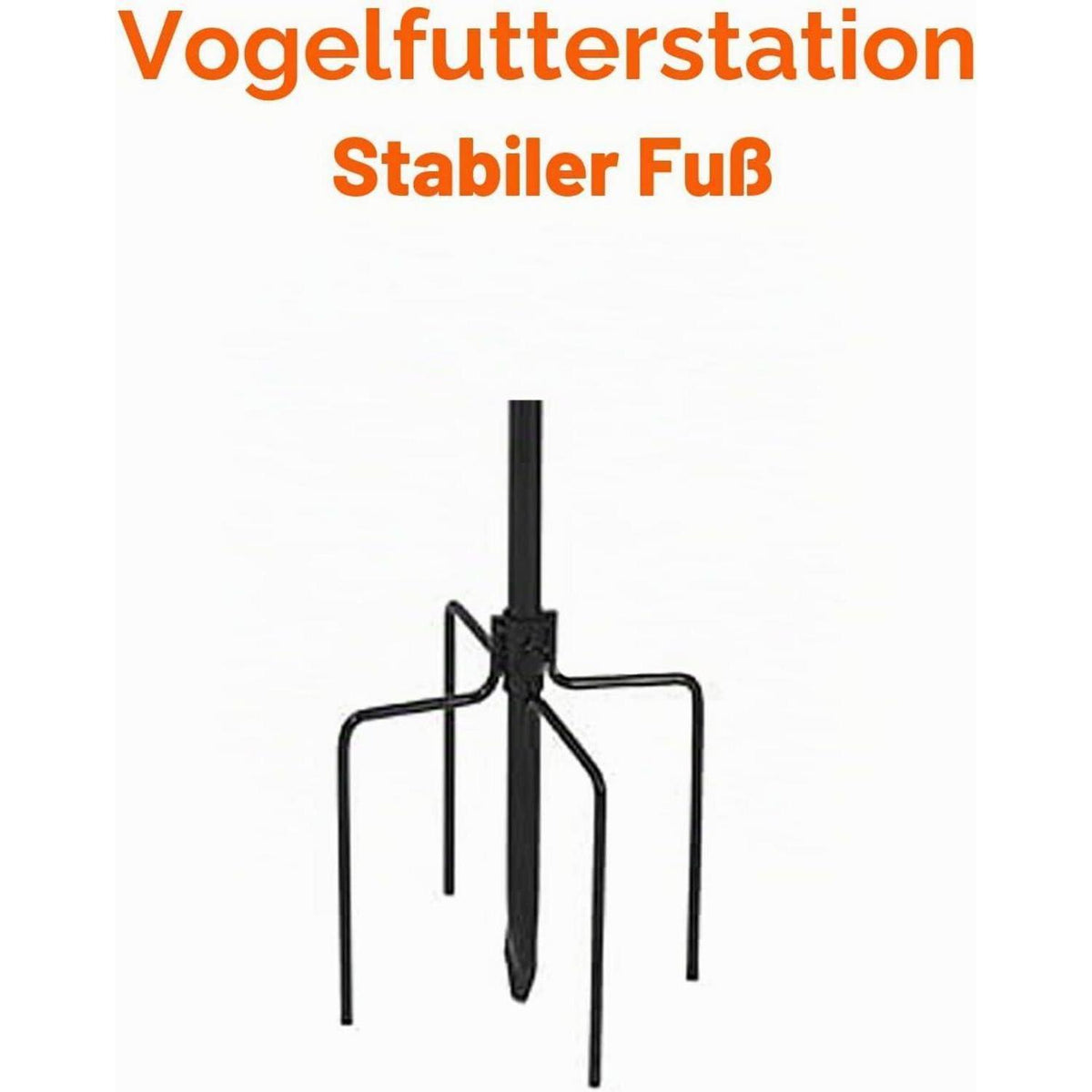 Robuste Vogelfutterstation mit Ständer & Zubehör für Wildvögel