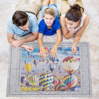 Celawork Puzzlematte für Puzzle Teile Anti-Leck-Design Schwarz 1500