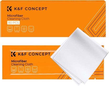 Mikrofaser Reinigungstücher Set für Kamera Objektiv Brille 80 Stück