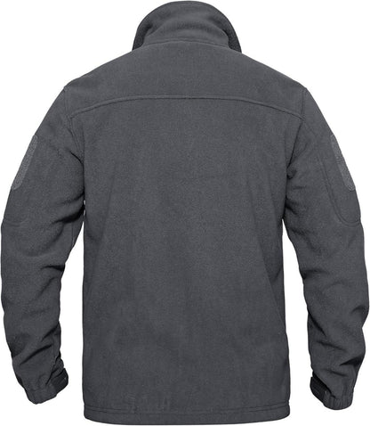 Herren Outdoor Fleecejacke Winddicht mit 7 Taschen