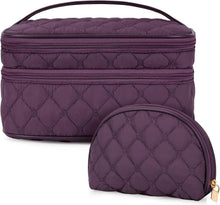 Kosmetiktasche Damen Doppelschicht wasserdichte Kulturtasche Makeup
