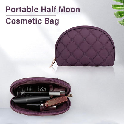 NUBILY Kosmetiktasche Damen Doppelschicht Groß Wasserdicht Violett