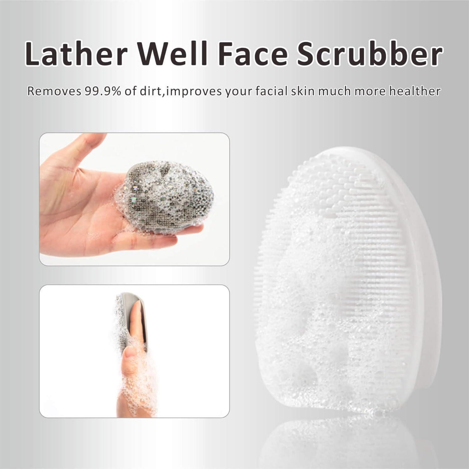 Silikon Gesichtsreiniger Peeling Bürste Handheld für Frauen Männer