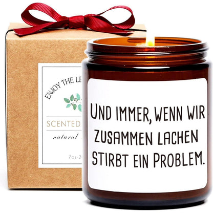 Duftkerze Natürliches Sojawachs Geschenk 200g für Freunde