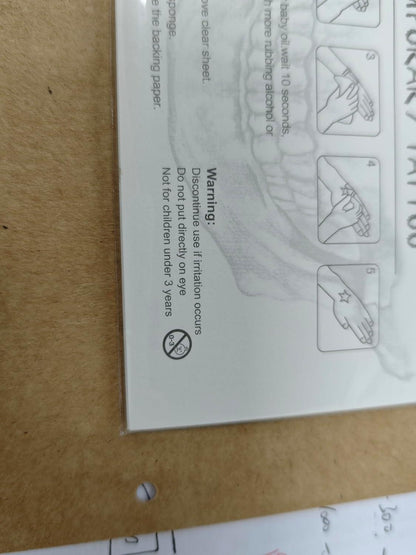 Dinosaurier Tattoo Kinder 10er Set mit leuchtenden Aufklebern