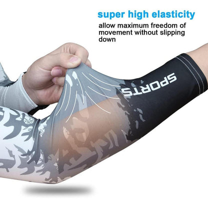 Arm Sleeves UV-Schutz UPF 50 Rutschfest Laufen Golf