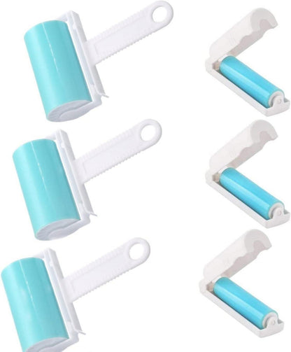 Wiederverwendbare Fusselrolle 6er Set Tierhaar entfernen Zubehör