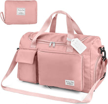 Faltbare 35L Reisetasche Wasserdicht Große Weekender - Rosa