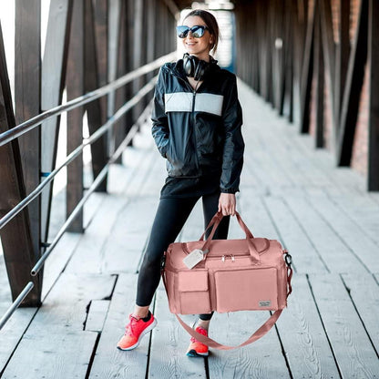 Flintronic 35L Faltbare Reisetasche Wasserdicht - Rosa