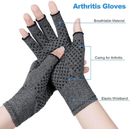 Kompressionshandschuhe Arthritis Arthrose Schmerzlinderung Schwarz