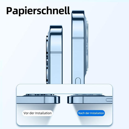 Panzer Schutzglas iPhone 13 Pro Max und Kamera Glas Set 9H 4