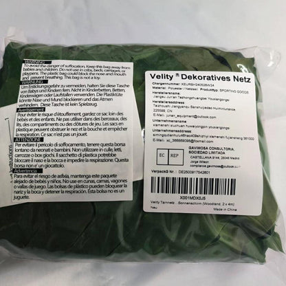 Velity Tarnnetz Jagd Netz Camouflage Netz Sonnenschutz 2 × 4 M Woodland