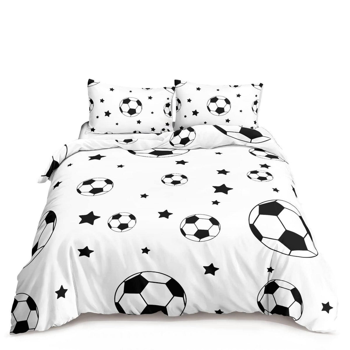 Fußball Bettwäsche Set 200x200cm für Kinder & Teenager