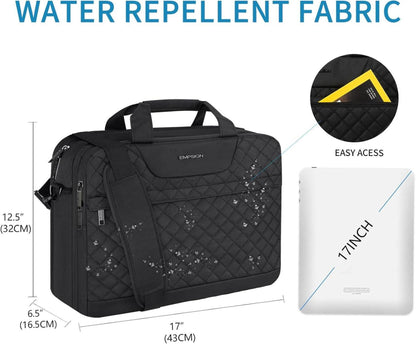 EMPSIGN Laptoptasche 17 Zoll Wasserdichte