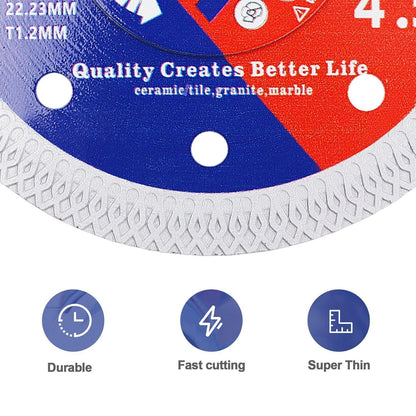 Diamant Trennscheibe 115mm Turbo Mesh für Fliesen & Stein