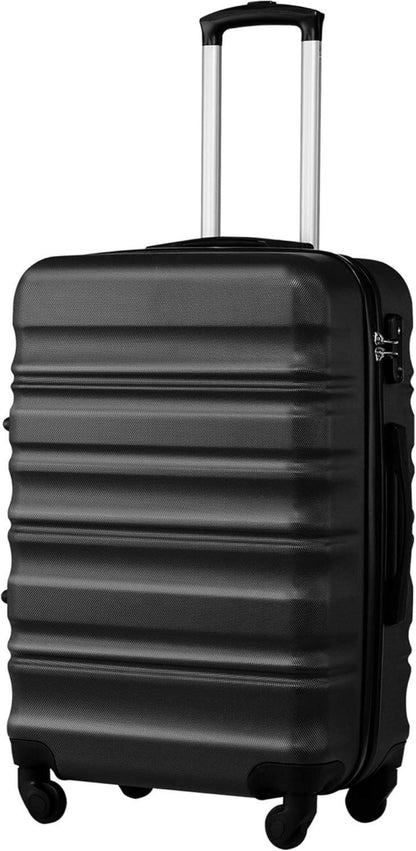 Hartschalen-Koffer Travel Trolley mit TSA-Schloss und 4 Rollen