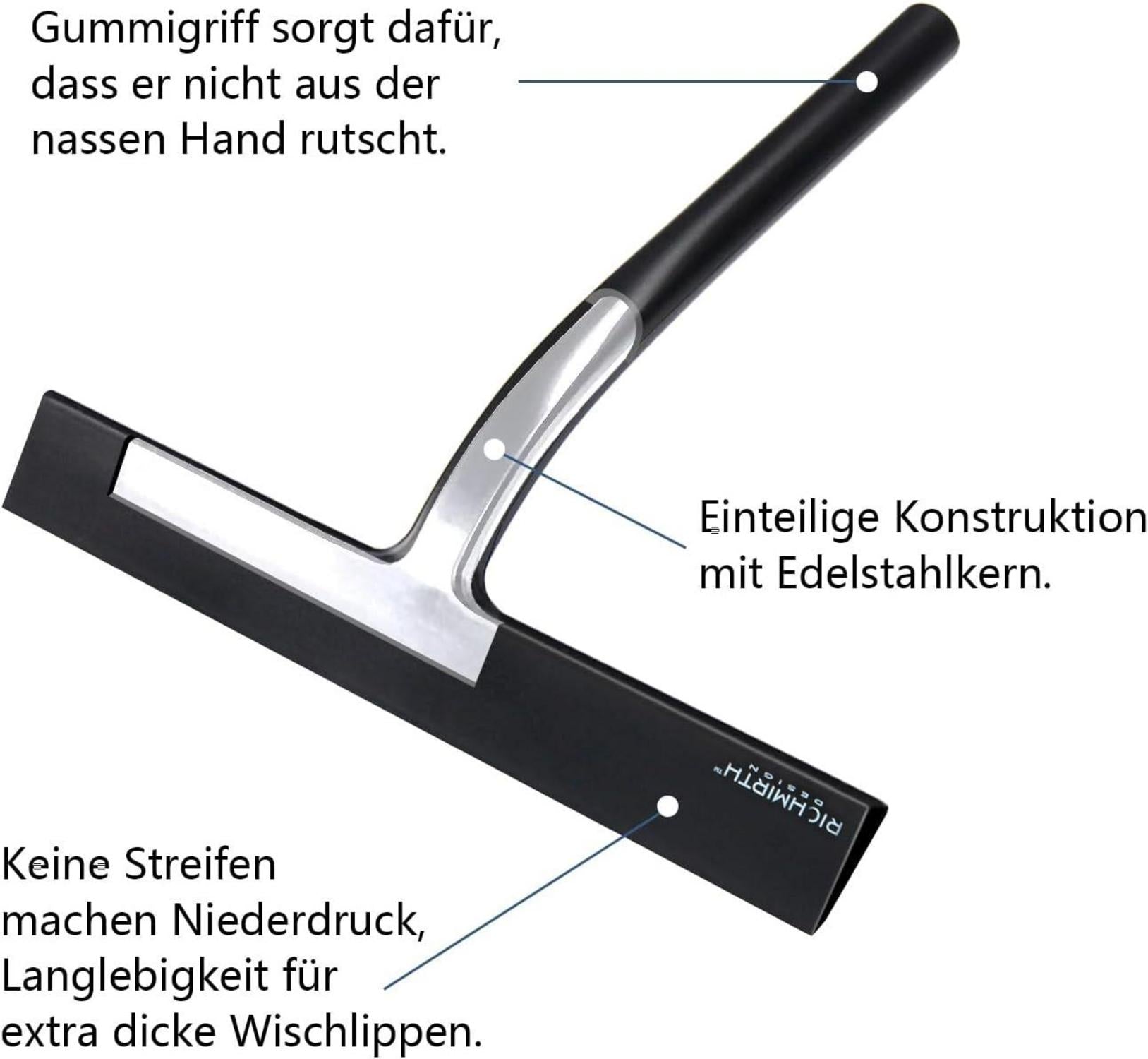 Duschabzieher Set Silikon Fensterabzieher Badezimmerwischer