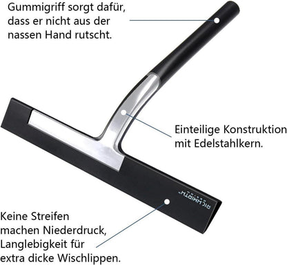 Duschabzieher Set Silikon Fensterabzieher Badezimmerwischer