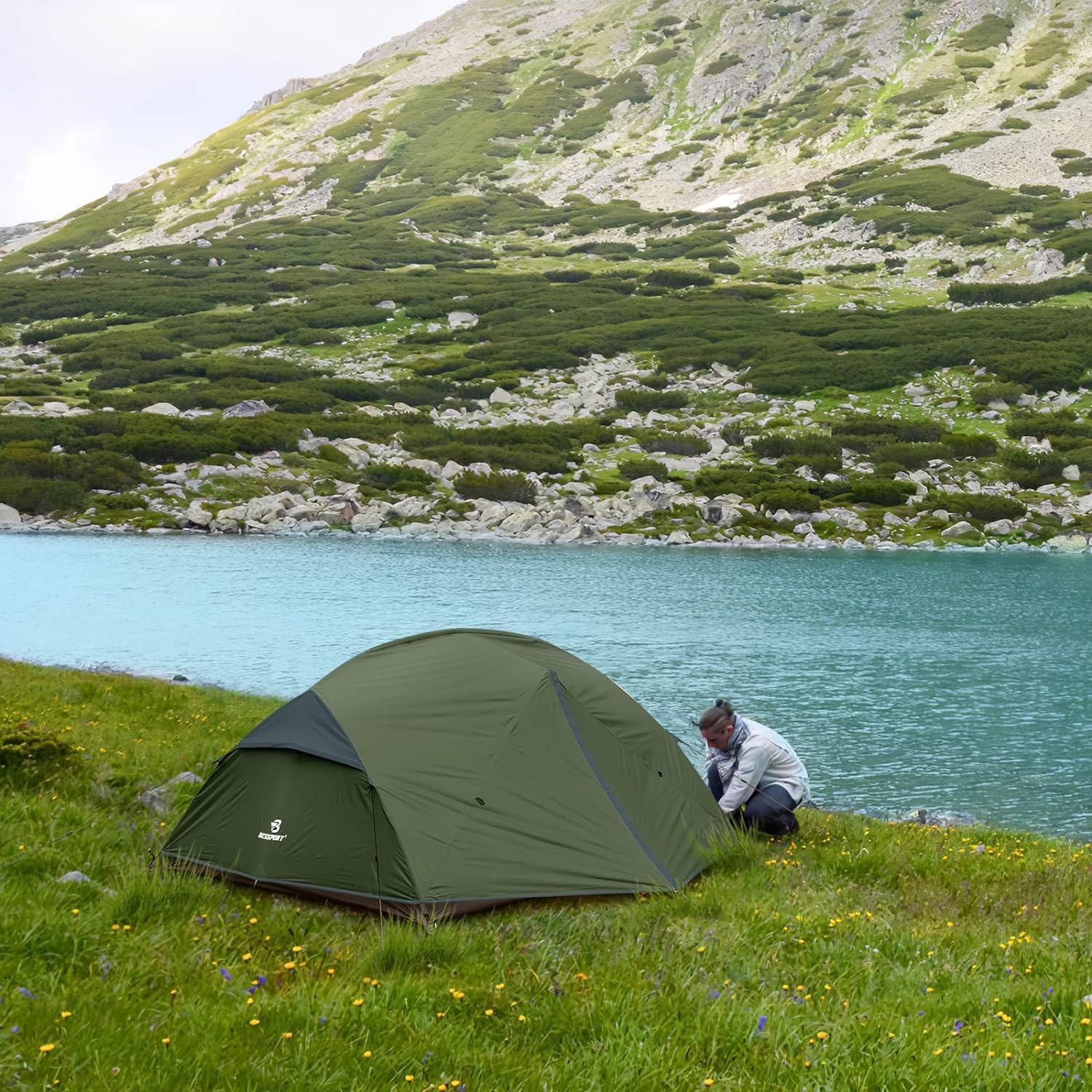 Ultraleichtes Campingzelt 2/3 Personen wasserdicht 4 Jahreszeiten