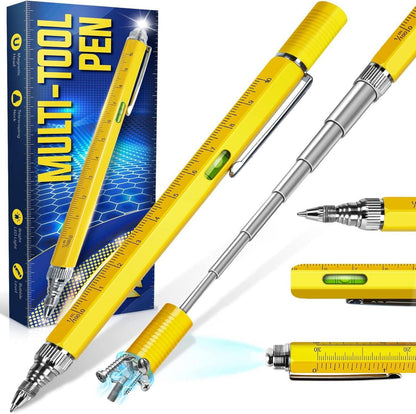 Multifunktionsstift Geschenke für Männer - 6-in-1 Werkzeugstift