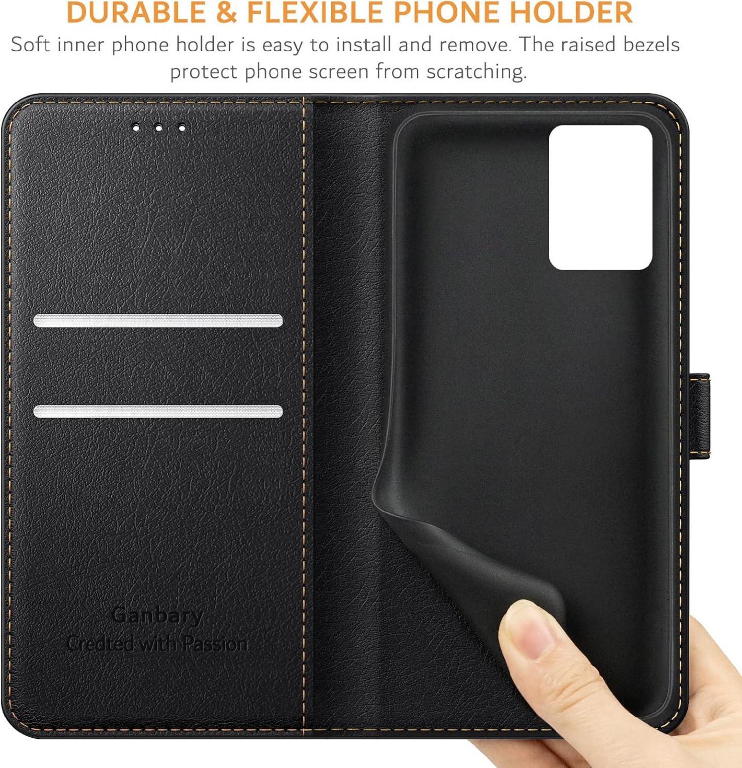 Handyhülle für Realme 9 Pro - Premium Leder Tasche mit