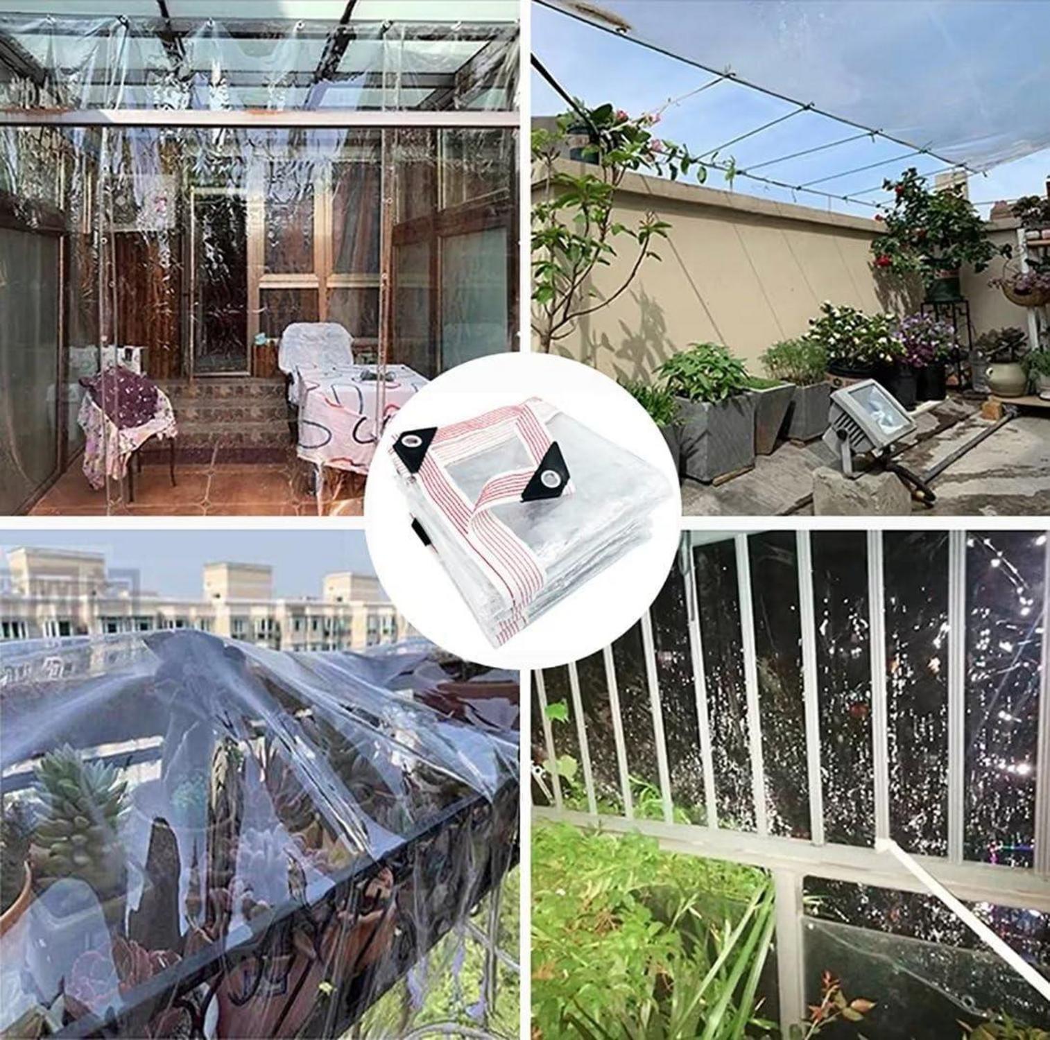 Wasserdichte Transparente PVC Plane 4x5m für