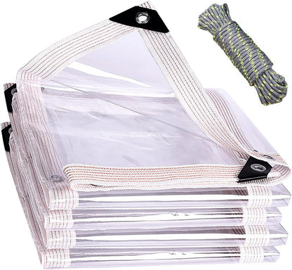 Transparente BCBIG PVC Plane wasserdicht mit Ösen 420g/m² 2x1m