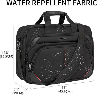 Große Laptoptasche Wasserabweisend für Business und Reisen