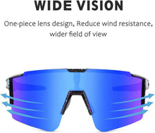 Polarisierte Fahrrad-Sonnenbrille mit 3 Wechselgläsern