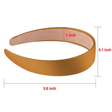 Satin Haarreifen 12 Stück 3cm breit DIY Stirnbänder für