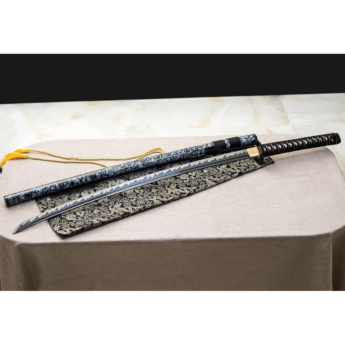 40 Zoll Samurai Katana – Handgeschmiedetes Schwert aus Kohlenstoffstahl