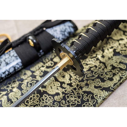 40 Zoll Samurai Katana – Handgeschmiedetes Schwert aus Kohlenstoffstahl
