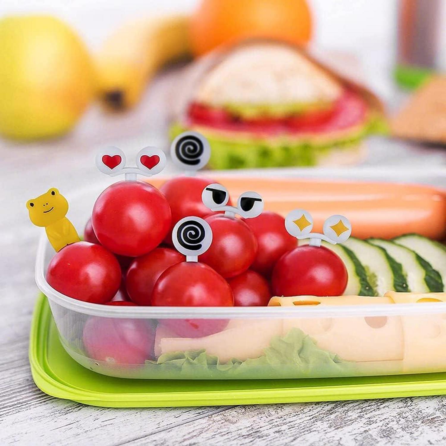 60x Mini Tier Obstgabeln Kunststoff Fingerfood Party Picks