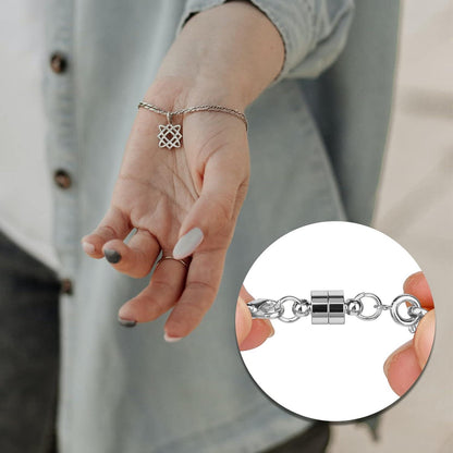 AIEX 12pcs Magnetische Schmuckverschlüsse für Armbänder - Gold Silber