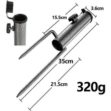 Sonnenschirmständer Rasendorn Eisen 35cm Bodenspieß