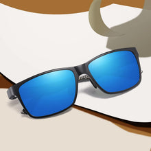 Polarisierte Sonnenbrille Rechteck Metallrahmen Kohlefaser