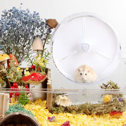 Hamsterrad Laufrad 21cm leise Spielzeug verstellbarer Ständer Chinchilla Igel