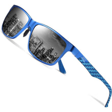 Polarisierte Herren Sonnenbrille Kohlefaser Metallrahmen