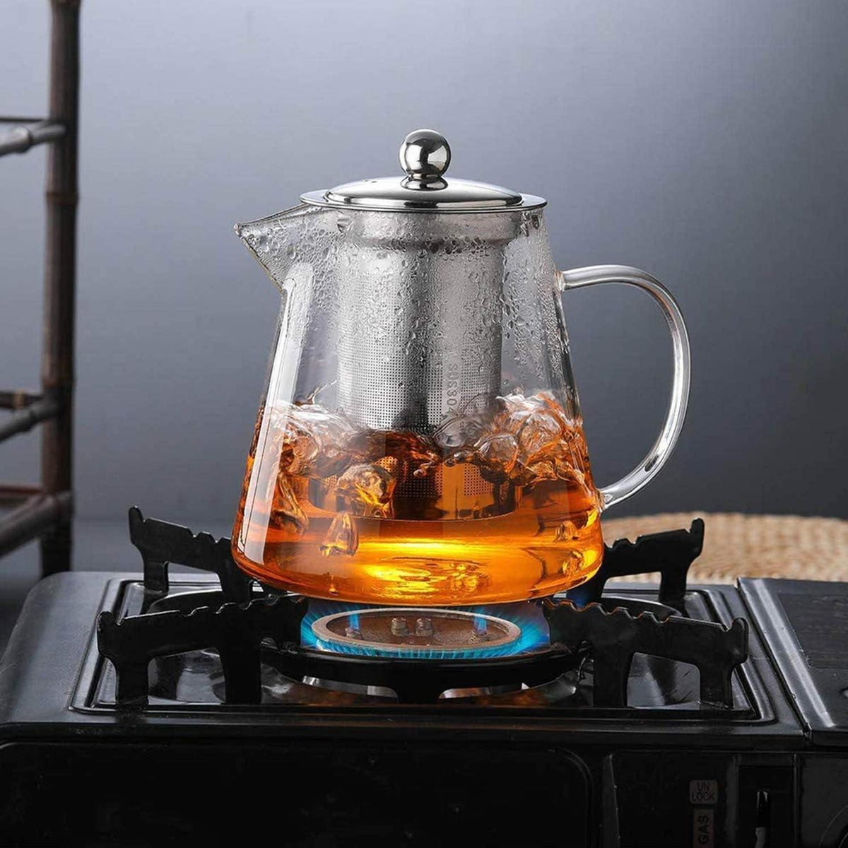 Kreative Teekanne mit hitzebeständigem Edelstahlfilter, 450ml