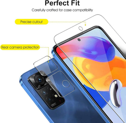 Schutzfolie Xiaomi Redmi Note 11 Pro 5G Displayschutz 9H härte - 4