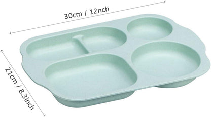 Geteilter Teller Set mit 4 PCS 30cm - Unzerbrechliche Teller