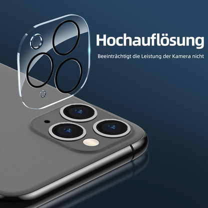 Panzer Schutzglas und Kameraobjektiv Schutzglas für iPhone