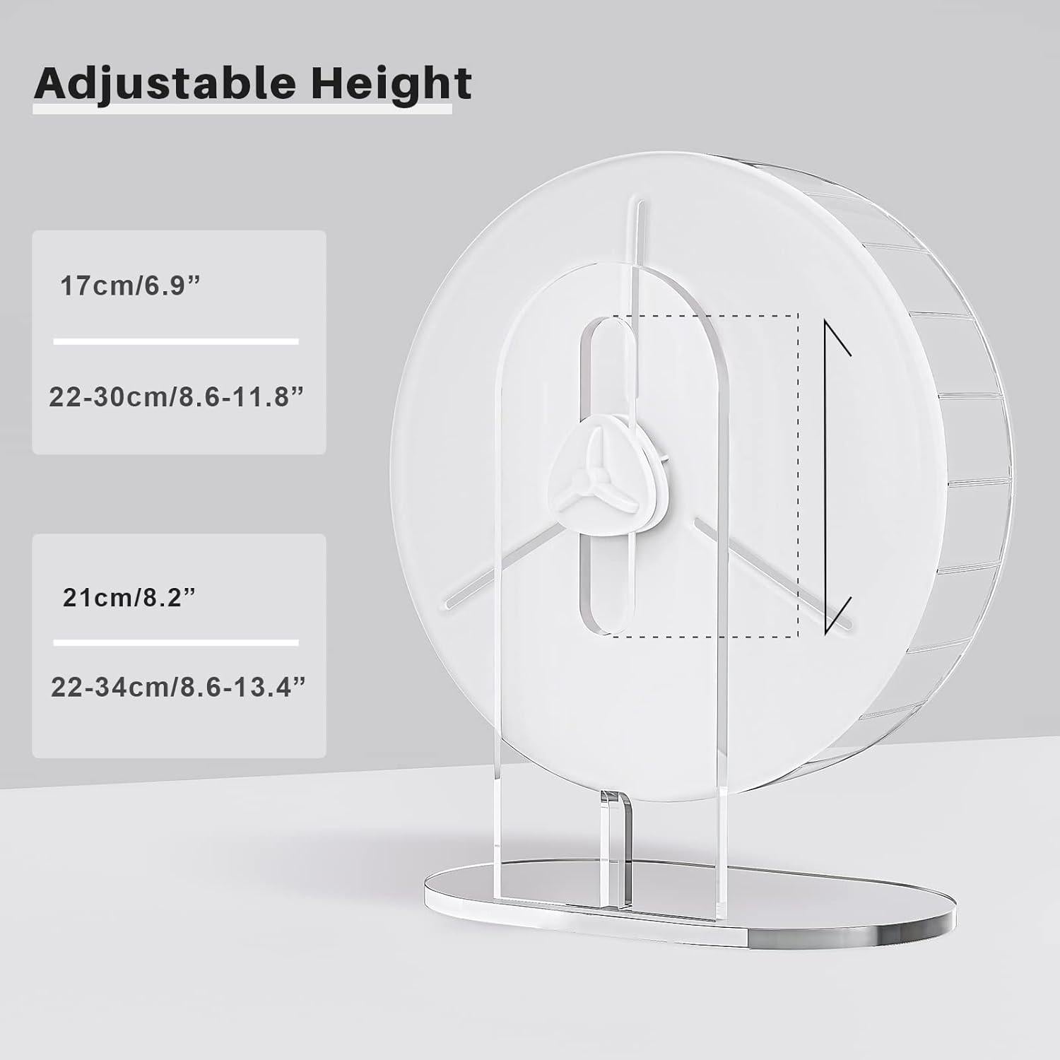 Leises Hamster-Laufrad 17 cm für kleine Haustiere